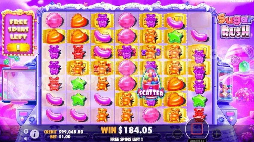Jugar Sugar Rush slot en línea Columbia